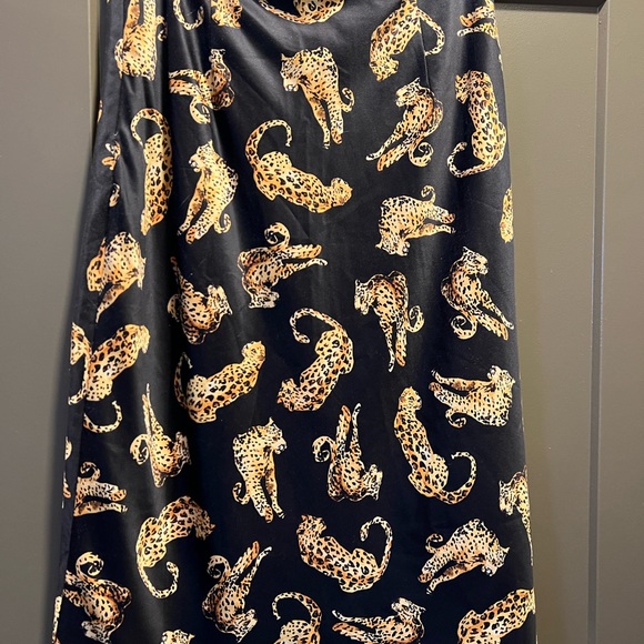 Anthropologie Hutch Leopard Slip Skirt - Picture 4 of 7